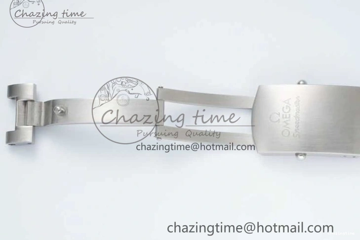 0405 UrbanChic Speedmaster Racing Master SS HKF Best Edition Blue Black Dial on SS Bracelet A 7808